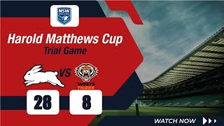 Rabbitohs vs Tigers  Harold Matthews Cup 2024 Pre Season [upl. by Lanni]