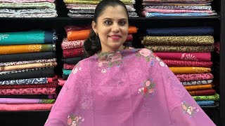 Georgette Unstitched Suits  Party Wear Collection [upl. by Yenahpets]