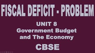 Fiscal Deficit Revenue Deficit and Primary Deficit  Problem CBSE [upl. by Anu]