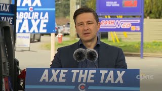 Pierre Poilievre on carbon tax increase – April 1 2024 [upl. by Amoeji]