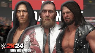 WWE 2K24 UNIVERSE MODE  PRELUDE  WWE INTERCONTINENTAL CHAMPIONSHIP [upl. by Nerrual341]