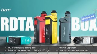 Newest IJOY RDTA Box Kit Review  Elegomall [upl. by Encratia92]