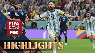 Argentina vs Croatia Highlights  2022 FIFA World Cup  Semifinals [upl. by Alleram285]