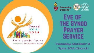 Eve of the Synod Prayer Service [upl. by Annwahsal]