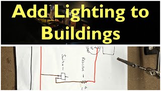 Part 2 How to install lighting in model railway buildings  Scalescenes car park on Chippingford MR [upl. by Orr424]