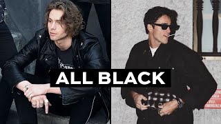 5 Ways To Style AllBlack Outfits Properly [upl. by Mattson833]