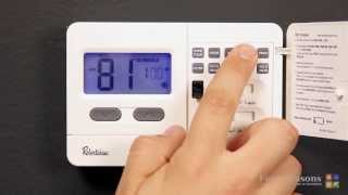 Programming Your Robert Shaw Thermostat [upl. by Kinzer]