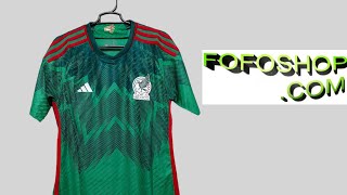 México Home World Cup Jersey Unboxing  review fofoshop [upl. by Chapnick992]