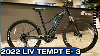 2022 LIV TEMPT E 3 ELECTRIC BIKE [upl. by Anahir]