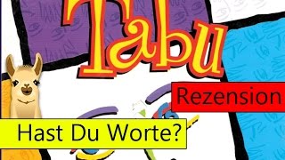 Tabu Partyspiel  Anleitung amp Rezension  SpieLama [upl. by Rimma]