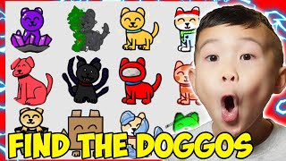 Lets Play Roblox Find The Doggos with Kaven [upl. by Schurman373]