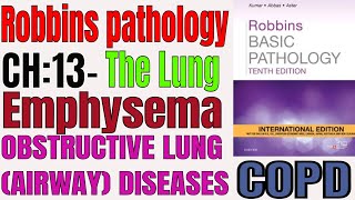 the lung pathophysiologyEmphysemaCOPDrobbins basic pathology [upl. by Eikkin]