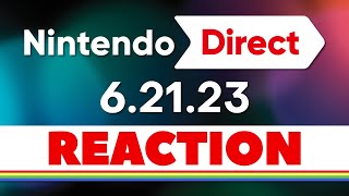 We REACT to the Nintendo Direct 62123 [upl. by Attiuqram948]