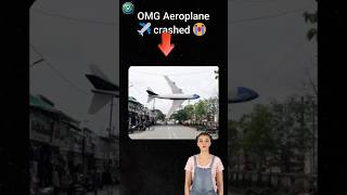 OMG Areplone crash ✈️😱 top search on Google maps and Google Earth 🌎 shorts google map trending [upl. by Lenci966]