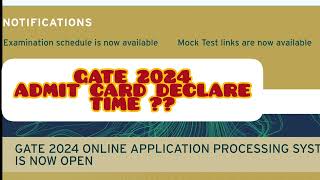 GATE 2024 💯 ADMIT CARD DECLARE TODAY TIME UPDATE 😀 ugcnet ugcnet2023 ugcnetexam [upl. by Birdella487]