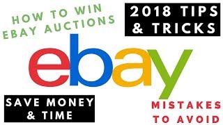 How to win eBay auctions eBay tips amp tricks 2019  How to bid on eBay successfully  How to snipe [upl. by Enilesor]