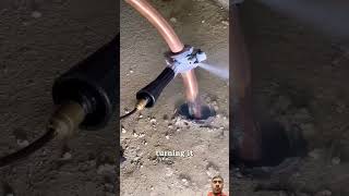 plumbing freeze plumber diy welding mechanic co2 plumbingrepairwaterleak freezerkit tools [upl. by Marx361]