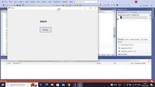 Change Label Text Using Button Click C [upl. by Elcin636]
