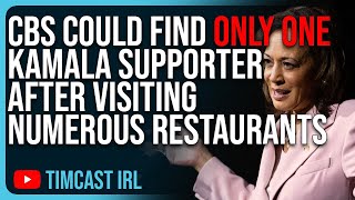 CBS Could Find ONLY ONE Kamala Supporter After Visiting Numerous Restaurants [upl. by Erdnuaed]