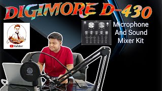 DIGIMORE D430 Microphone amp Sound Kit Unboxing amp Setup 🔥🔥🔥 tanmoyology [upl. by Nadia720]