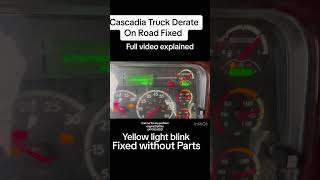 Cascadia derate On Road Fixed Brampton brampton truckrepair trucking  spn520372 and inducement [upl. by Kenneth]