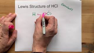 Draw the Lewis Structure of HCl hydrogen chloride [upl. by Ambert812]