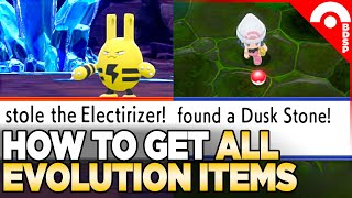 How to Get All Evolution Items in Pokemon Brilliant Diamond amp Shining Pearl [upl. by Trev386]