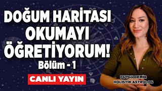 Doğum Haritası Okumayı Öğretiyorum Astrolog Duygu Demir [upl. by Krista280]