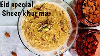 sheer khurmaEid specialdelicious recipe❤️Mom’s kitchenEngland [upl. by Sarazen]