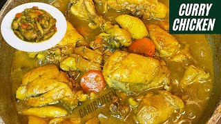 Authentic Jamaican Curry Chicken Recipe Caribbean Style Curry Chicken [upl. by Meijer]