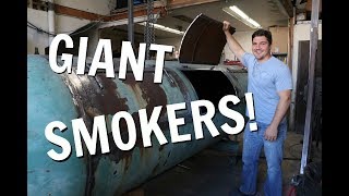 Custom Offset Smokers Fat Stack Smokers of Los Angeles [upl. by Garda]