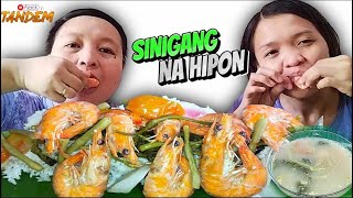 SINIGANG NA HIPON MUKBANG PINOY FOOD MUKBANG MUKBANG sinigangnahipon shrimp asmr mukbang [upl. by Elletnohs509]