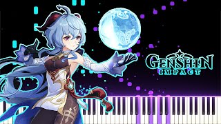 Genshin Impact OST  PV Music  Ganyu Radiant Dreams  Piano Cover Synthesia「ピアノ」 [upl. by Eekcaj221]