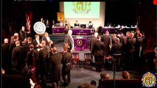 Inside Freemasonry The Installation of Officers for the Grand Lodge of Indiana 201819 [upl. by Eelame792]