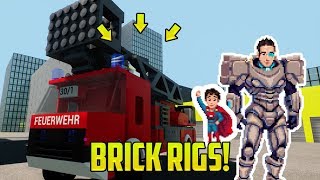 FATHER AND SON PLAY BRICK RIGS [upl. by Pennie]