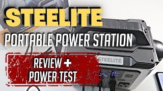 STEELITE Portable Power Station  Review  Power Test [upl. by Low]