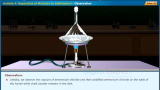 Separation of Mixtures by Sublimation Class 6 Physics  Digital Teacher [upl. by Asirral]