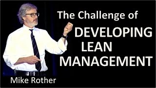 The Challenge of Developing Lean Management [upl. by Boote]