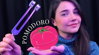 ASMR 2 HORAS INAUDÍVEL POMODORO TIMER  TÉCNICA PARA CONCENTRAÇÃO ESTUDOS FOCO RELAXAR DORMIR [upl. by Alaek]