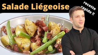 La vraie SALADE LIÉGEOISE recette rapide [upl. by Iolande803]