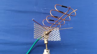 How to make the most powerful antenna for receiving digital terrestrial HDTV [upl. by Griffiths]