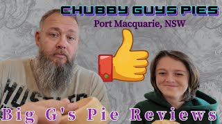 Chubby Guys Pies Port Macquarie NSW  Big Gs Pie Reviews [upl. by Haceber]