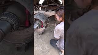 Brake pad repair and installation process [upl. by Laughton]