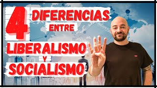 LIBERALISMO vs SOCIALISMO  4 CLAVES para entender las DIFERENCIAS 🧐 [upl. by Turoff]