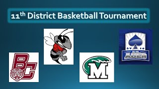 2023 HS Boys 11th District Basketball [upl. by Adlay]