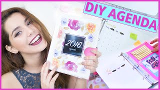 DIY AGENDA 2016 para imprimir gratis Haz tu propia agenda fácil y bonita ♥ Jimena Aguilar [upl. by Rugen]