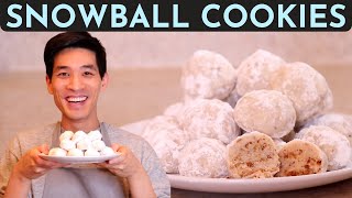 The BEST Snowball Cookies Recipe Ever MELT IN YOUR MOUTH  Christmas Cookies  Danlicious [upl. by Pomfrey846]