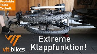 Uebler i21 Fahrradträger für die Anhängerkupplung  vitbikesTV [upl. by Ginzburg]