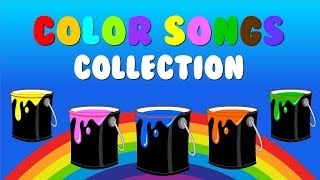 quotColor Songs Collection Vol 1quot  Learn Colors Sing Colors Nursery Rhymes [upl. by Annaeiluj359]