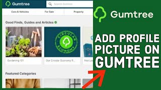 How to Add Your Profile Picture on Gumtree Account 2024 [upl. by Schonthal729]